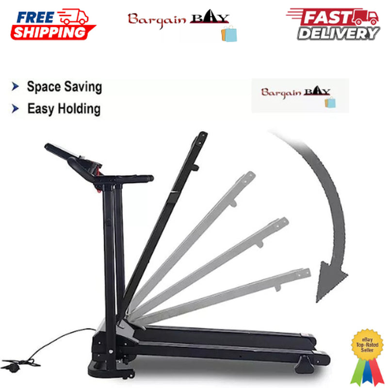 Foldable Treadmill Home 9% Incline Electric Running Machine Motorized Heavy Duty