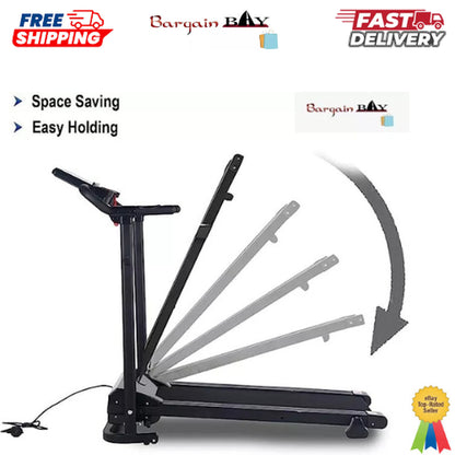 Foldable Treadmill Home 9% Incline Electric Running Machine Motorized Heavy Duty