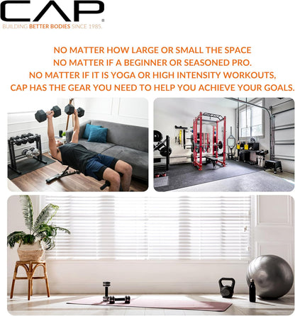 Power Rack with Pull up Bar & Attachments - Multiple Colors
