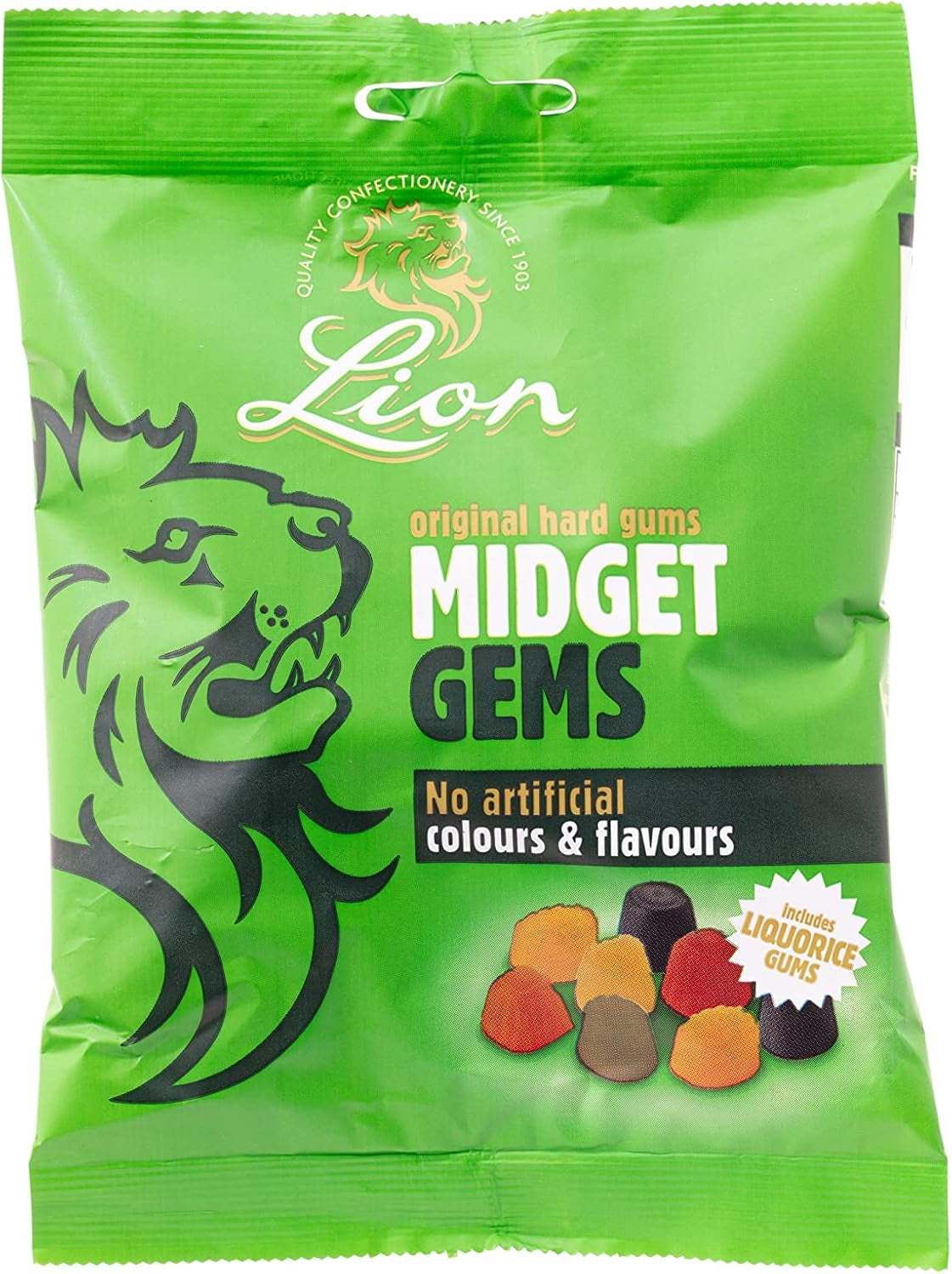 LION MIDGET GEMS 190G (Pack of 20)