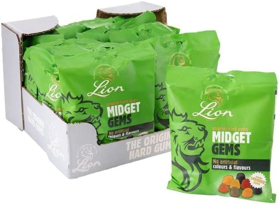 LION MIDGET GEMS 190G (Pack of 20)