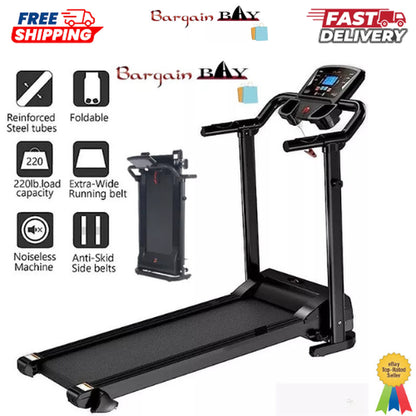 Foldable Treadmill Home 9% Incline Electric Running Machine Motorized Heavy Duty