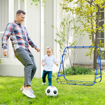 Rebounder Net Practise Football Kickback Target Goal Teens Adults Training