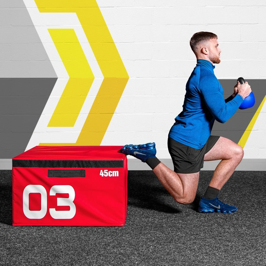 FORZA Soft Foam Plyometric Jump Box Sets [5 Options] | STACKABLE GYM PLYO BOX