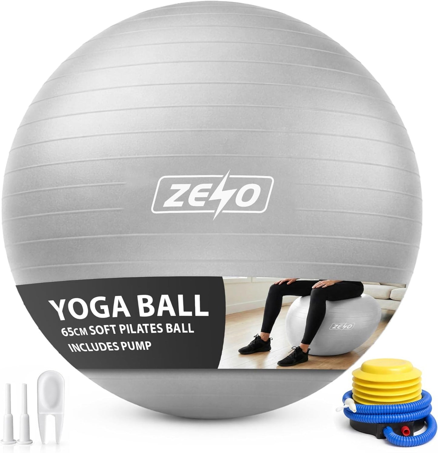 EXERCISE GYM BALL SWISS PILATES YOGA CORE TRAINING PREGNANCY BIRTHING ANTI-BURST