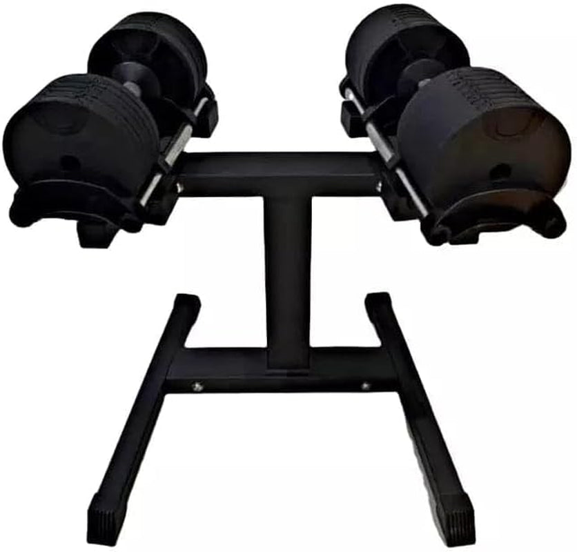 32KG or 40KG Adjustable Dumbbell Set (Pair) with Stand – All-In-One Weight Set for Home Gym, Strength Training and Fitness Workouts