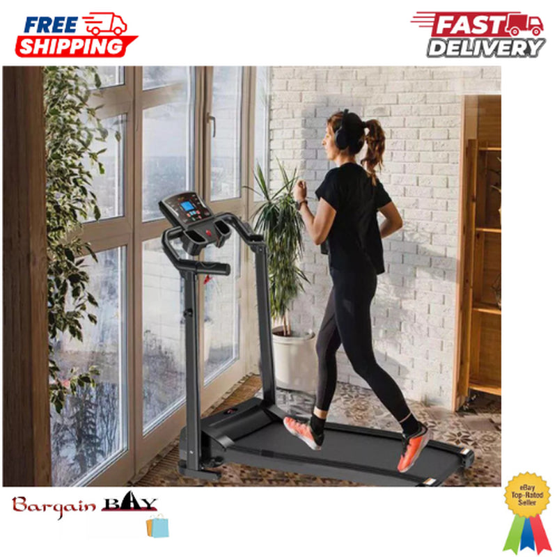 Foldable Treadmill Home 9% Incline Electric Running Machine Motorized Heavy Duty