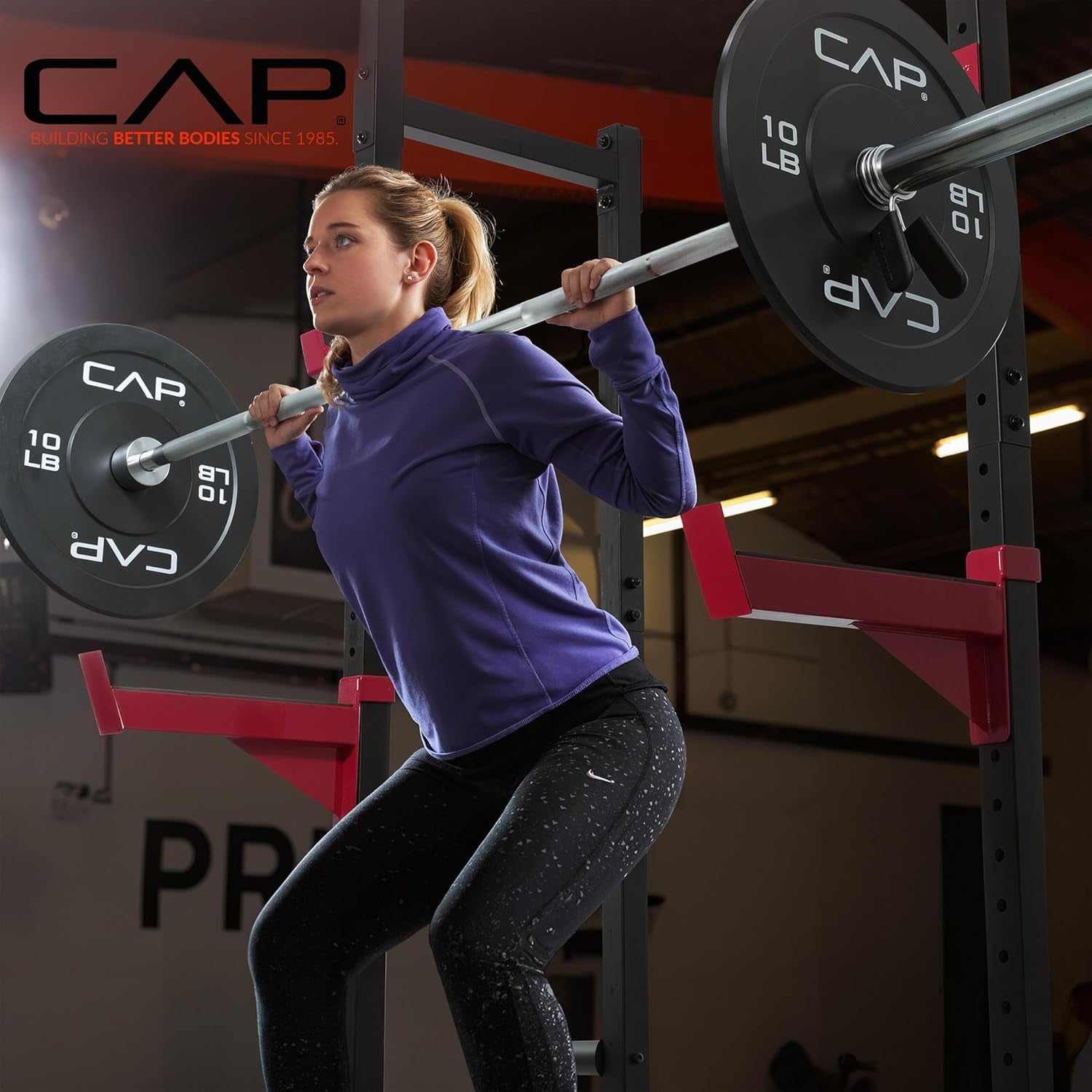 Power Rack with Pull up Bar & Attachments - Multiple Colors