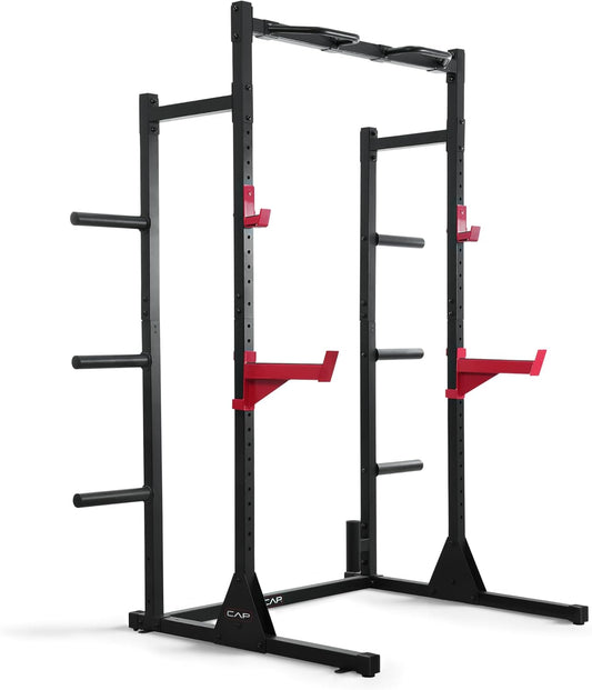Power Rack with Pull up Bar & Attachments - Multiple Colors