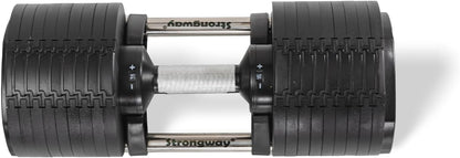 32KG or 40KG Adjustable Dumbbell Set (Pair) with Stand – All-In-One Weight Set for Home Gym, Strength Training and Fitness Workouts