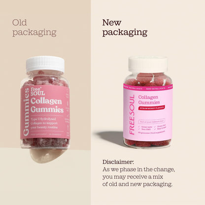 Collagen Gummies by  | High Strength Marine Collagen Supplement | Advanced Superior Type 1 Hydrolysed Collagen Peptides | Triple Strength Pure Formulation Supplement | 60 Gummies