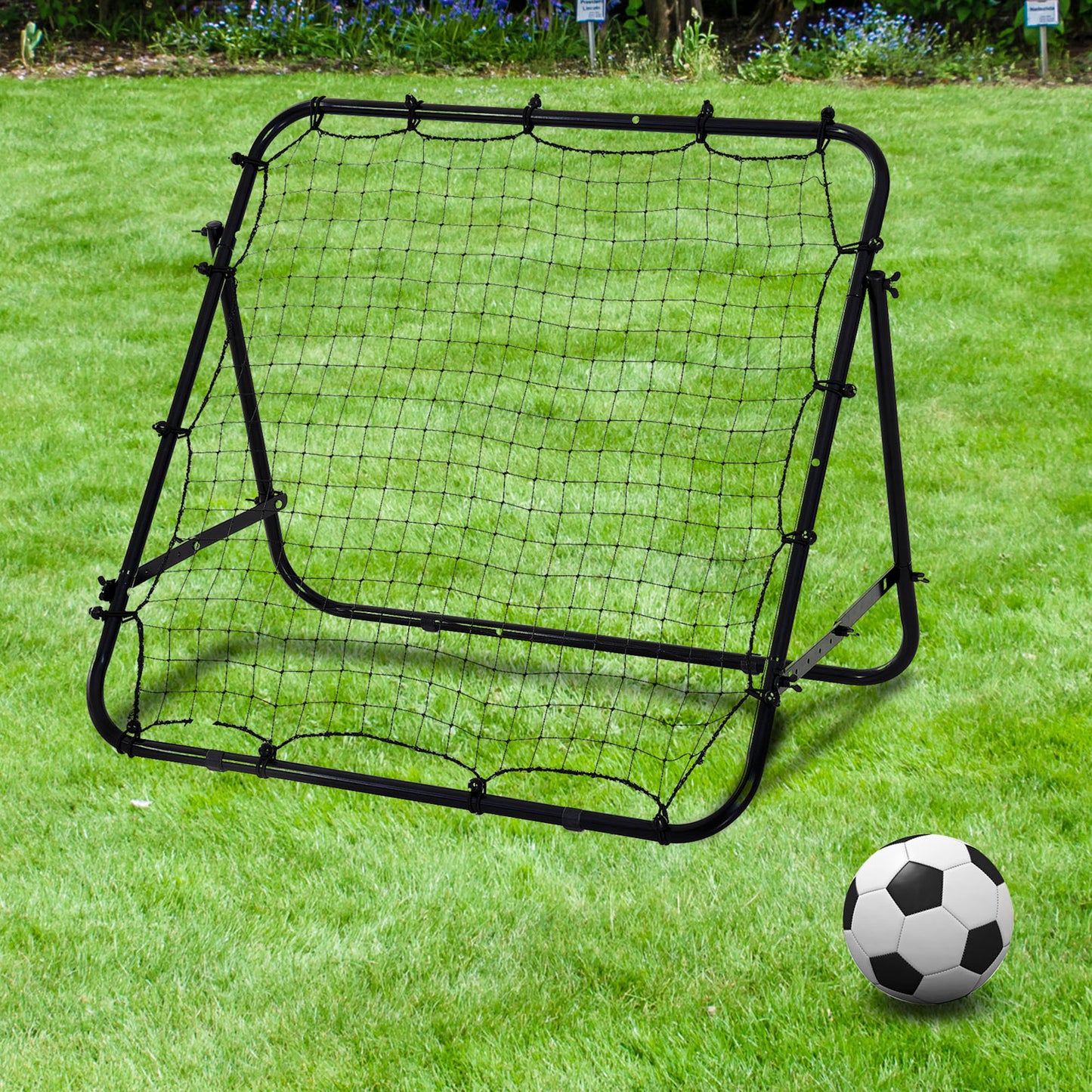 Rebounder Net Practise Football Kickback Target Goal Teens Adults Training