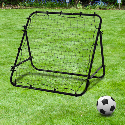 Rebounder Net Practise Football Kickback Target Goal Teens Adults Training