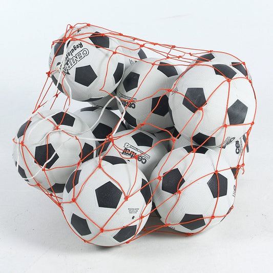 FOOTBALL BASKETBALL STORAGE BAG DRAW CORD MESH SACK BALL CARRY NET ONLY UK