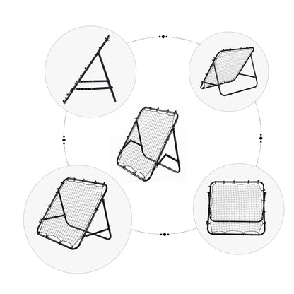 Rebounder Net Practise Football Kickback Target Goal Teens Adults Training