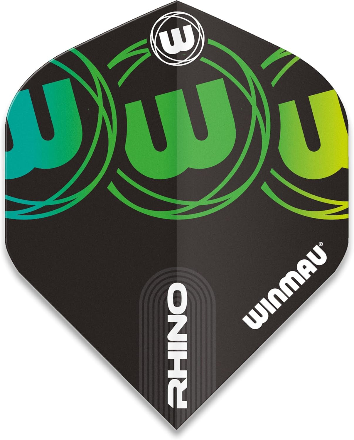 Rhino Roundel Logo Extra Thick Dart Flights - 10 Sets per Pack (30 Flights in Total)