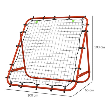 Rebounder Net Practise Football Kickback Target Goal Teens Adults Training