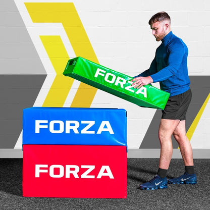 FORZA Soft Foam Plyometric Jump Box Sets [5 Options] | STACKABLE GYM PLYO BOX