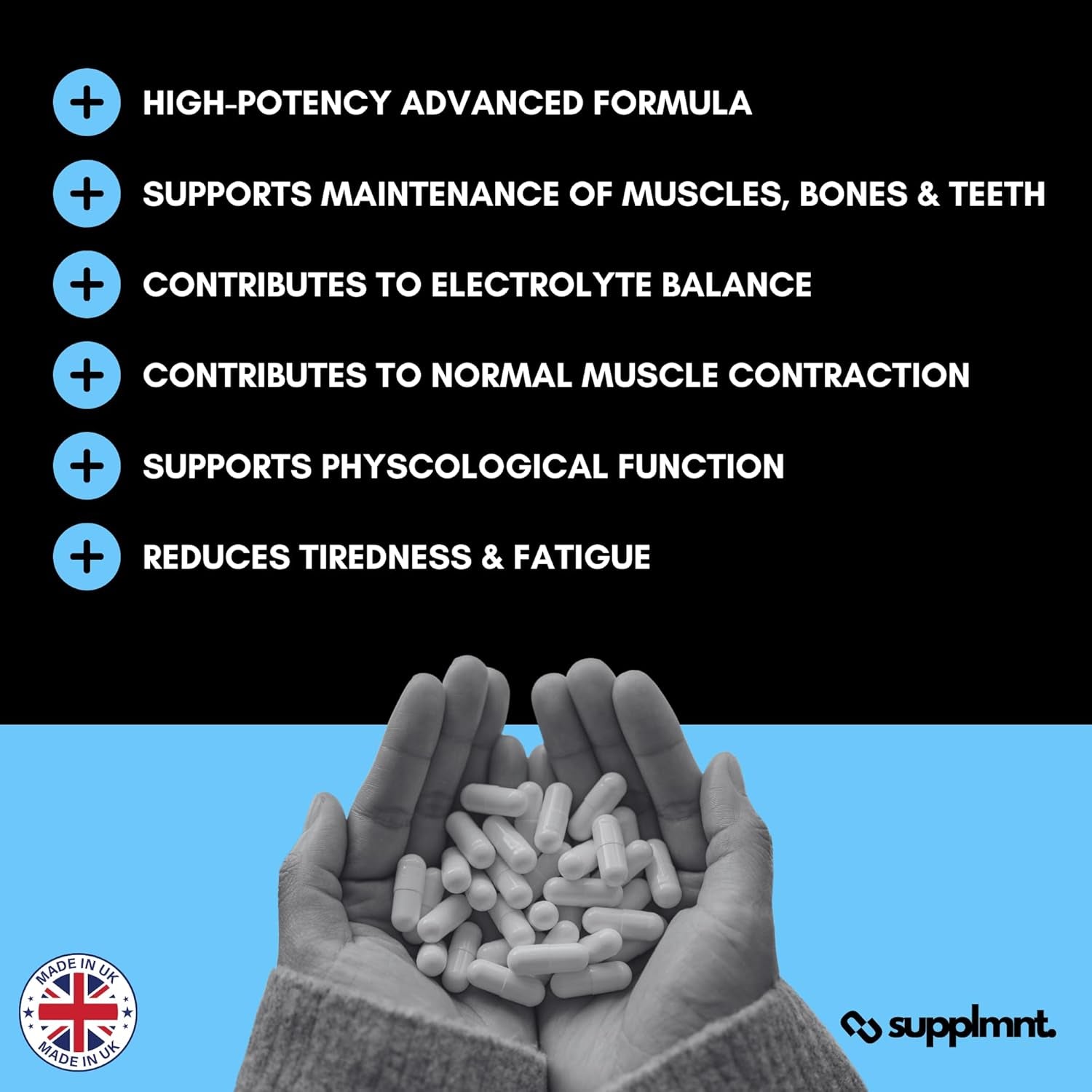 Magnesium Glycinate 4-In-1 Complex - 2026Mg Supplements as Bisglycinate, Citrate, Malate & Oxide 90 Vegan Capsules, Triple High Absorption 449Mg Elemental, UK Made