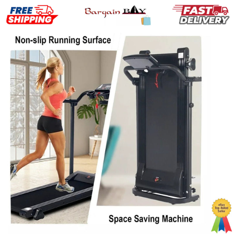 Foldable Treadmill Home 9% Incline Electric Running Machine Motorized Heavy Duty