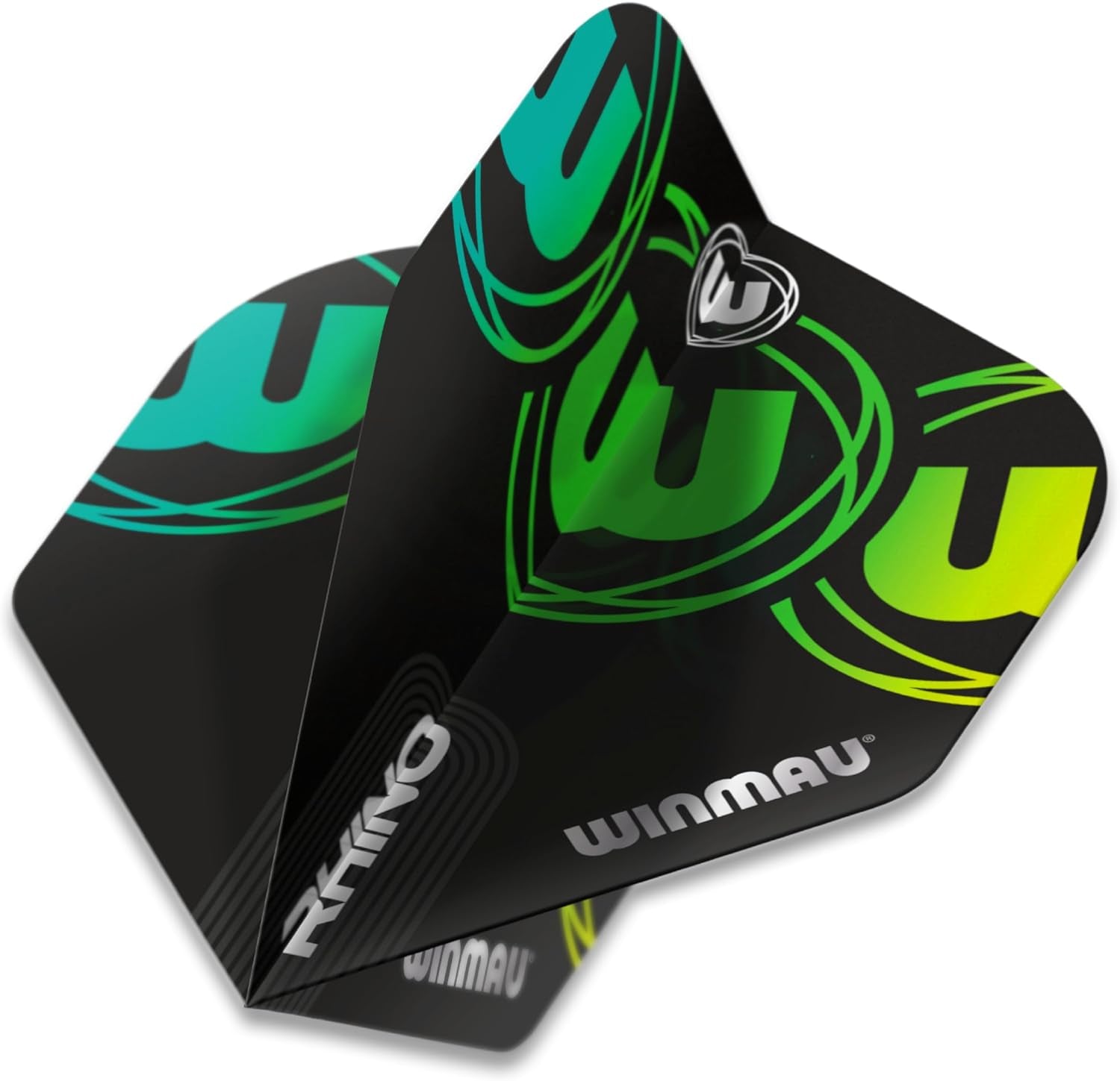 Rhino Roundel Logo Extra Thick Dart Flights - 10 Sets per Pack (30 Flights in Total)