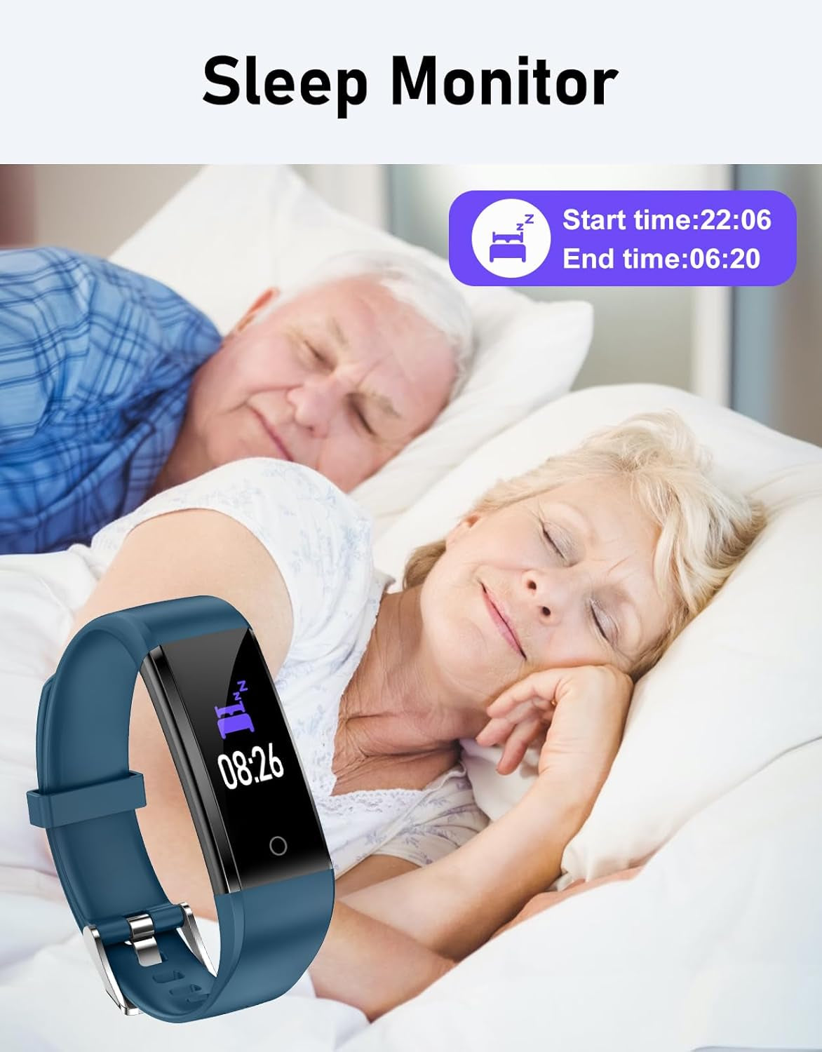 Non-Bluetooth Pedometer Watch Fitness Watch(No App/No Phone Required) Simple Fitness Tracker with Step Tracker Calories Counter Sleep Monitor Distance Activity Tracker for Walking Running