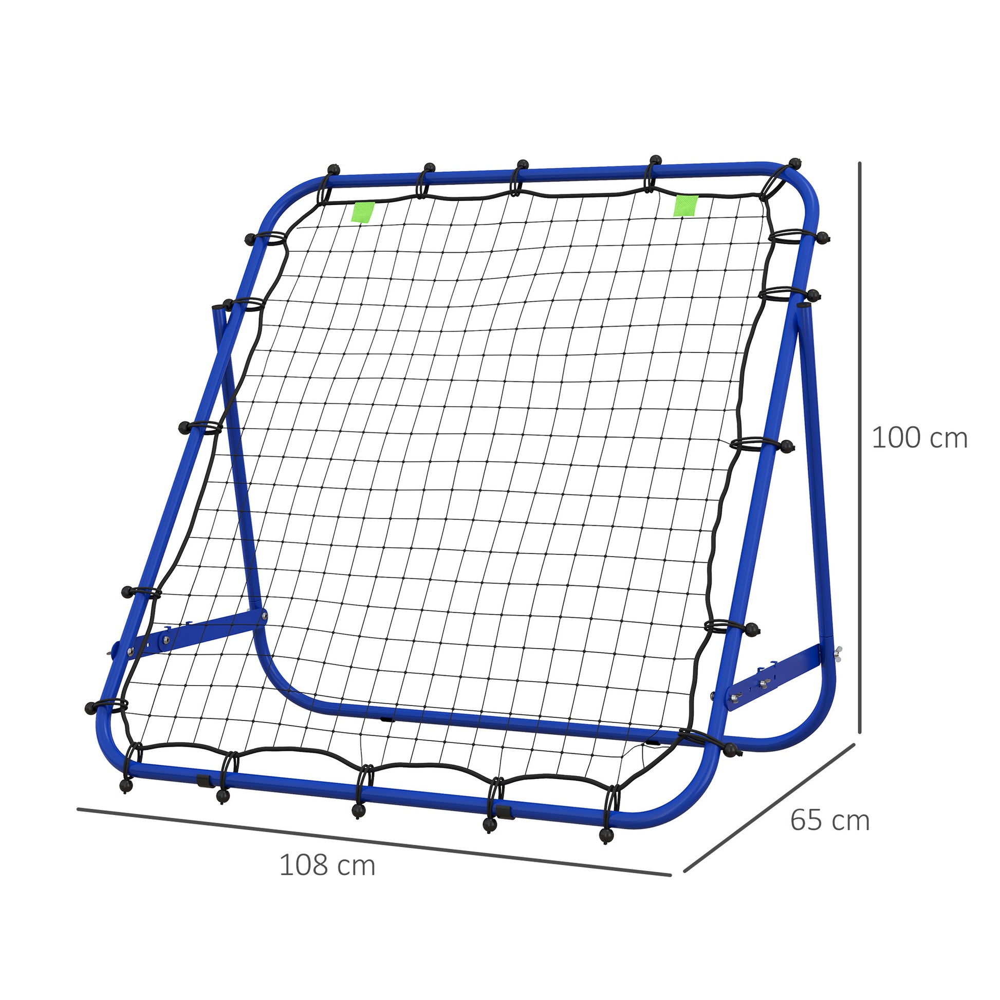 Rebounder Net Practise Football Kickback Target Goal Teens Adults Training