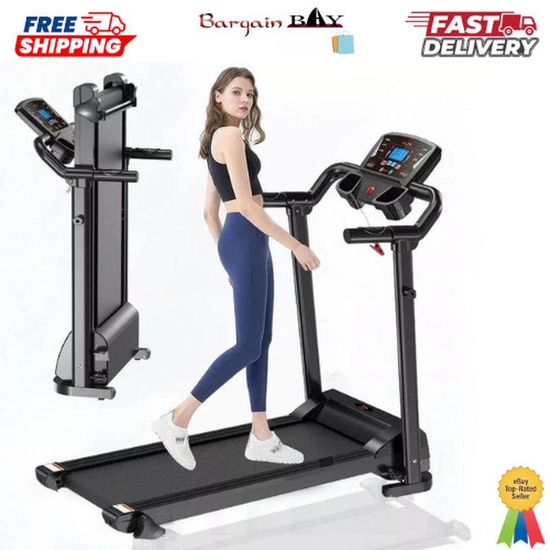 Foldable Treadmill Home 9% Incline Electric Running Machine Motorized Heavy Duty