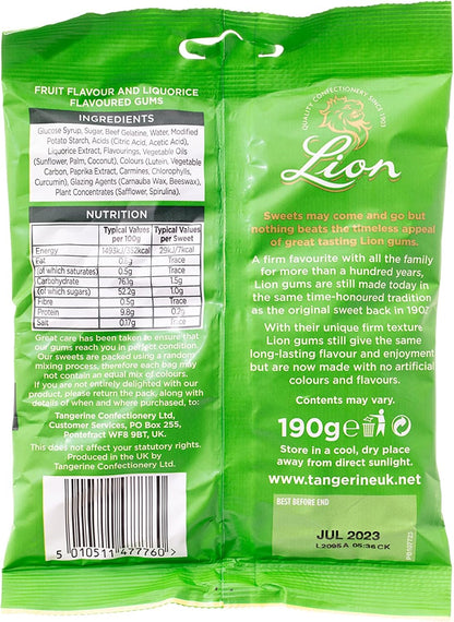 LION MIDGET GEMS 190G (Pack of 20)