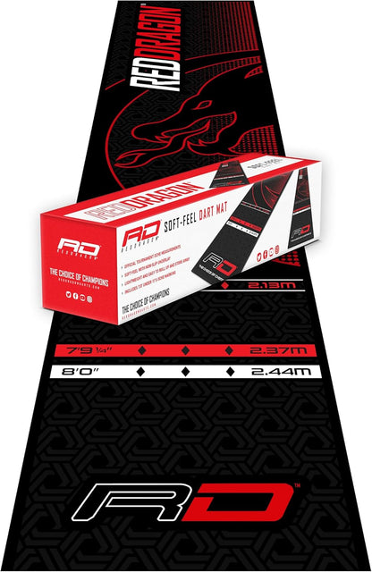 Darts Mat with Oche Line - Official Tournament Measurements - Professional Darts Accessories