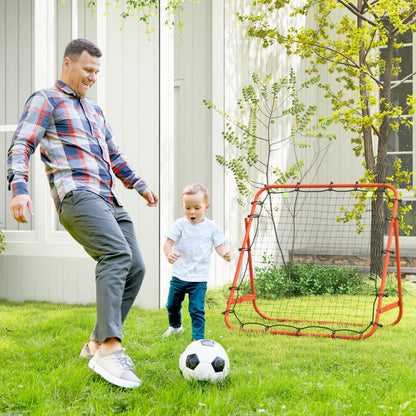 Rebounder Net Practise Football Kickback Target Goal Teens Adults Training