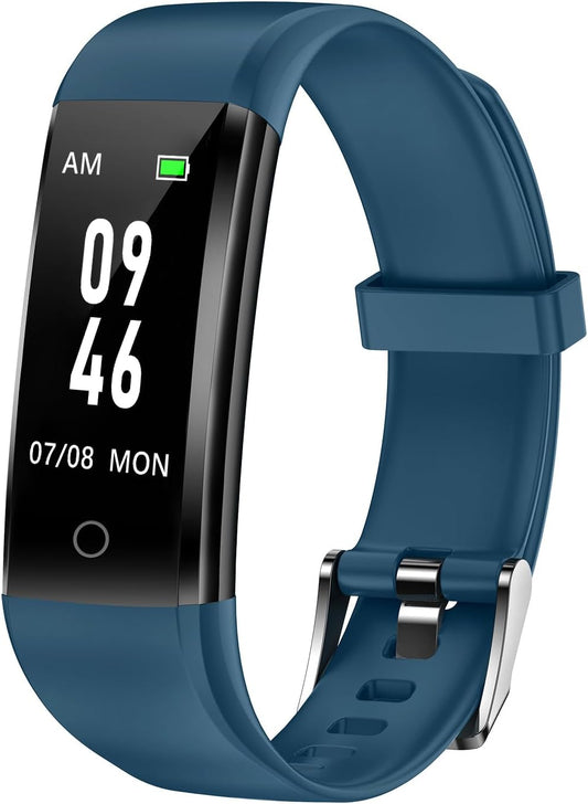 Non-Bluetooth Pedometer Watch Fitness Watch(No App/No Phone Required) Simple Fitness Tracker with Step Tracker Calories Counter Sleep Monitor Distance Activity Tracker for Walking Running